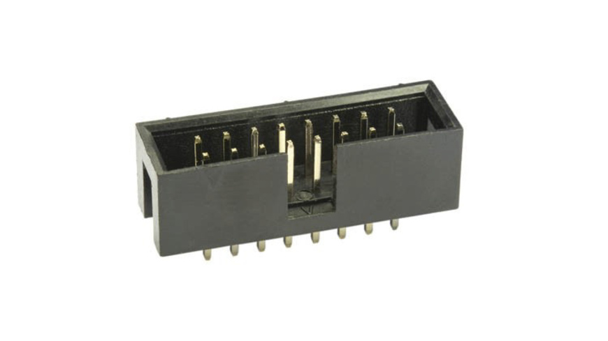 econ connect Wannensteckerleiste WS10G- 10-polig- gerade- RM 2-54 mm- ohne Verriegelung unter Bauteile / Komponenten