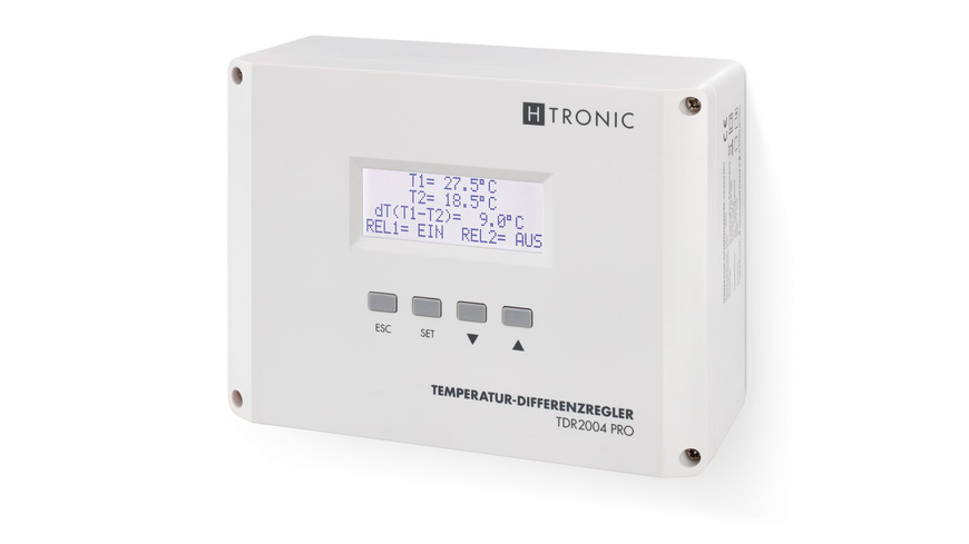 H-Tronic Temperatur-Differenzregler TDR2004 pro