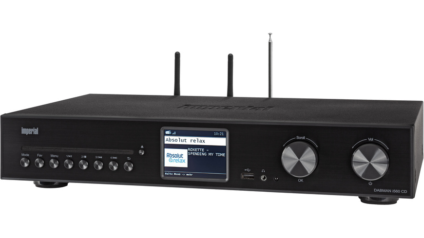 Imperial Radio-Hi-Fi-Tuner DABMAN i560 CD- DAB+-UKW-Internetradio- Verstrker- Bluetooth- CD-Player