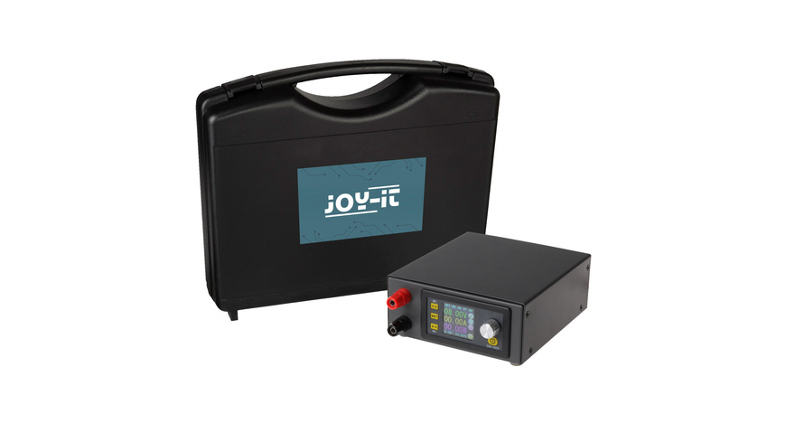 Joy-IT Step-up-Step-down-Labornetzgert JT-DPH5005-Set- inkl- Gehuse und Zubehr- 0-50 V-0-5 A unter Stromversorgung