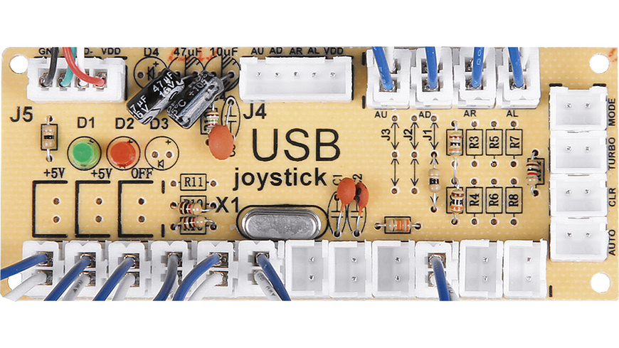 Joy-IT Zero Delay Encoder-Board fr Joysticks oder Bedientastern inkl- Kabelsatz