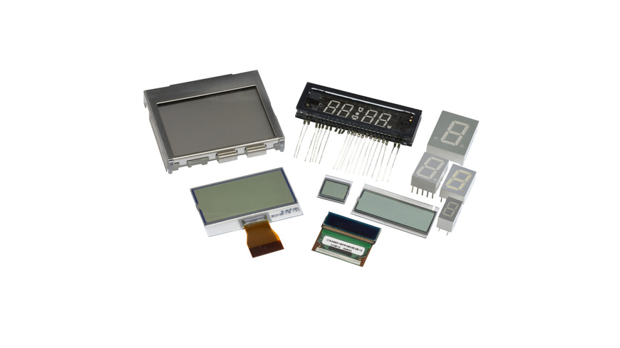 Kemo LED- und LCD-Anzeigen-Sortiment S043- Zufallssortiment- ca- 10 Stck unter Bauteile / Komponenten