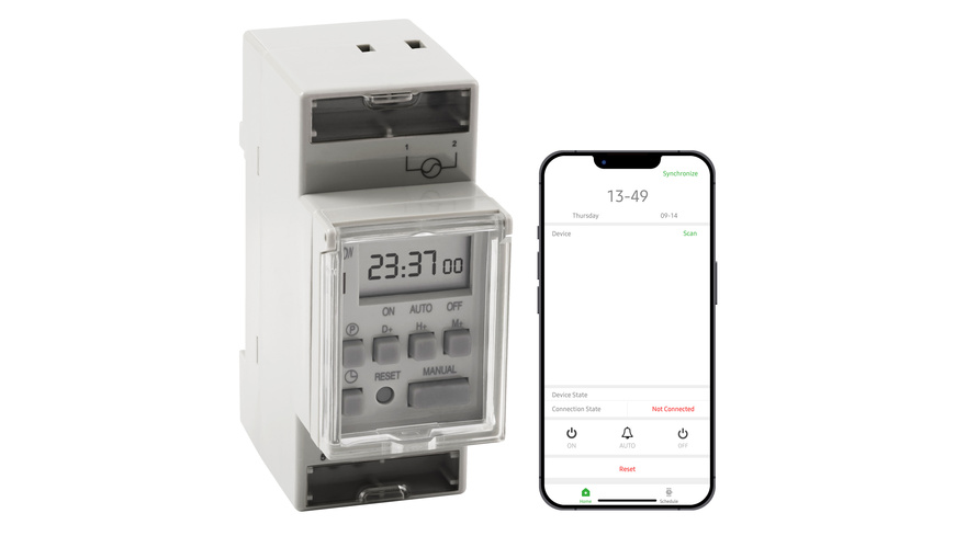 McPower digitale Zeitschaltuhr mit Bluetooth STE-5- 230V - 8A- Max- 1800 W- Programmierung per App unter Haustechnik