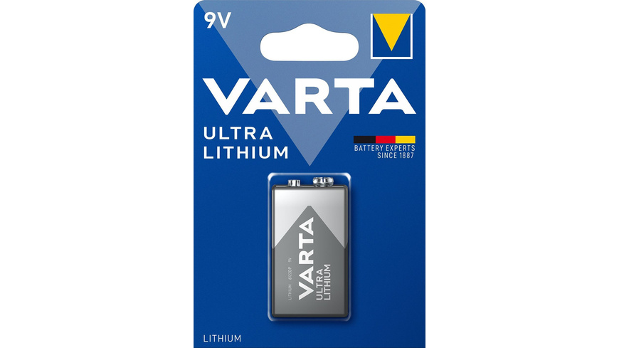 VARTA ULTRA LITHIUM 9V Blister 1 unter Stromversorgung